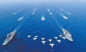 拥有3艘航母，53艘驱逐舰，106艘护卫舰，全球第二海军没有悬念